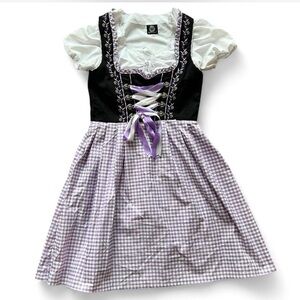 Authentic Women’s Almen Rausch Dirndl dress with white under blouse